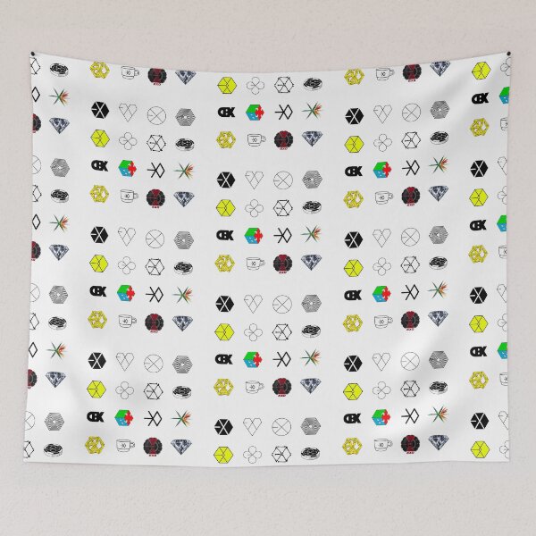Item preview, all exo logos chronological  designed and sold by siobaozi.