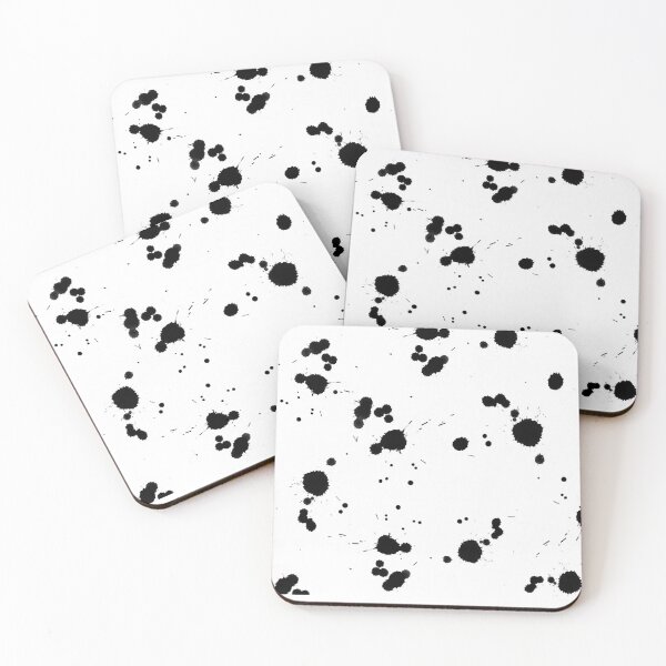 Item preview, Black and white splash pattern decor  designed and sold by MariaMarinova.