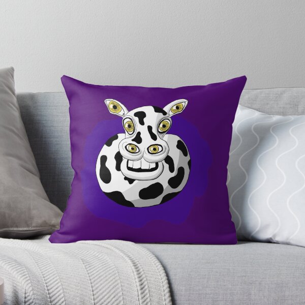 Eye of the Cow Throw Pillow