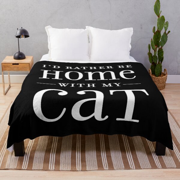Item preview, I would rather be at home with my cat designed and sold by StudioUnrefined.