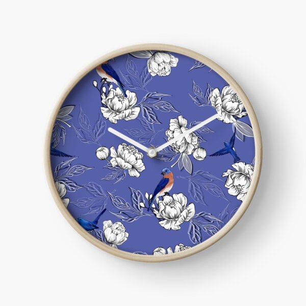 Item preview, Floral,bluebird  peony pattern home decor  designed and sold by MariaMarinova.