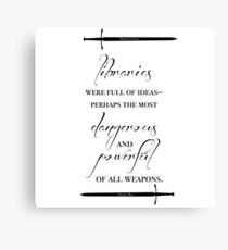 "Libraries" - Throne of Glass Canvas Print