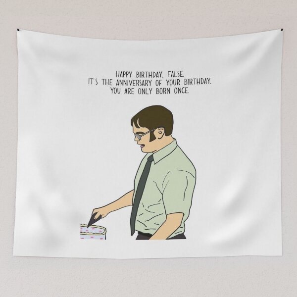 Item preview, Happy Birthday From Dwight designed and sold by tysonzitting.