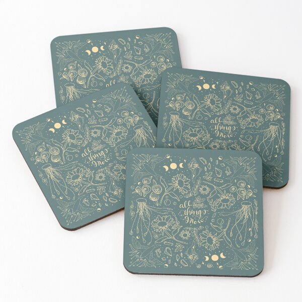 Item preview, All things grow: sunflowers, jellyfish, roses, swallows designed and sold by starlingheartart.