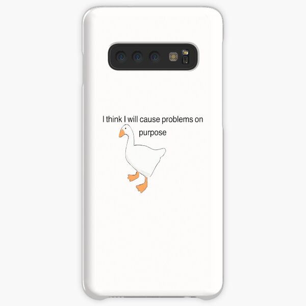 Untitled Goose Game I think I will cause problems on purpose Samsung Galaxy Snap Case
