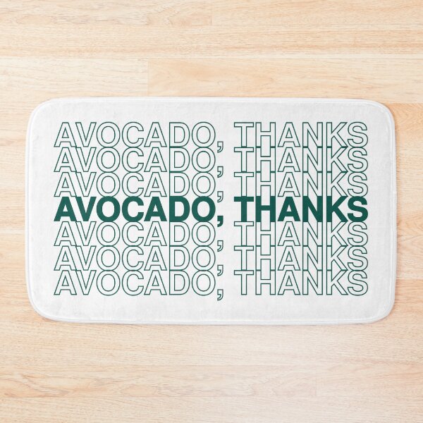 Item preview, Avocado, Thanks Plastic Bag designed and sold by GroovyRaffRaff.