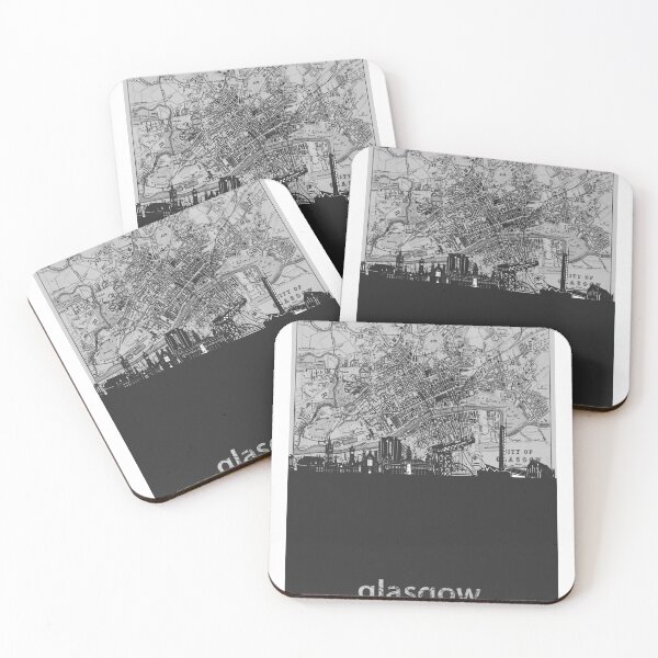 Item preview, glasgow skyline designed and sold by BekimART.