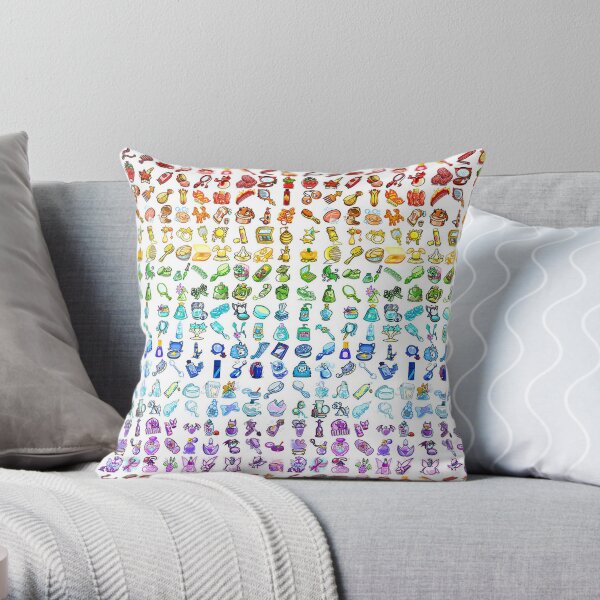 Neopets Items Throw Pillow