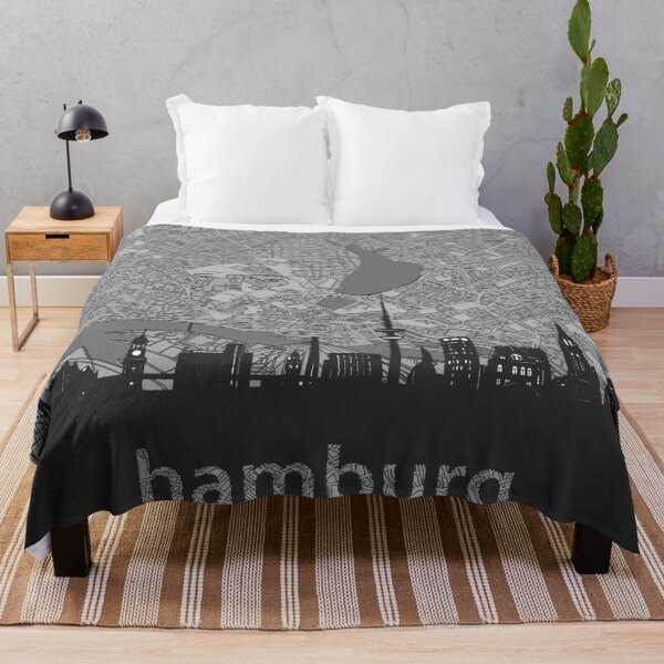 Item preview, hamburg skyline designed and sold by BekimART.