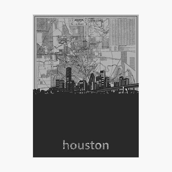 Houston, TX City Skyline - Texas Pride Magnolia City Astros T-Shirt