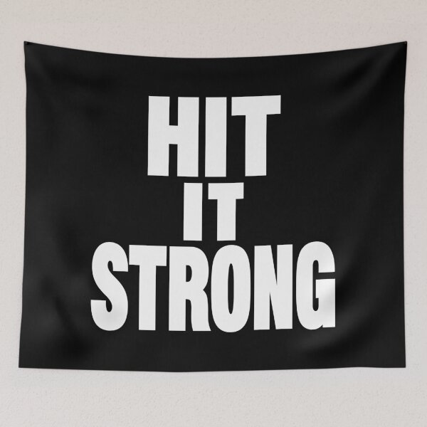 Item preview, Hit It Strong "the rock" just bring it designed and sold by VectorDesigner.