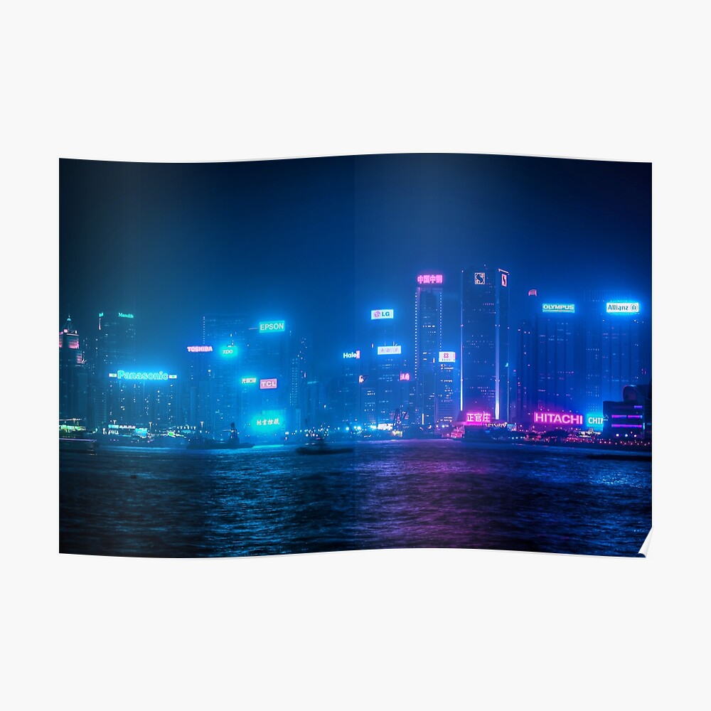 Hong Kong Bay Poster