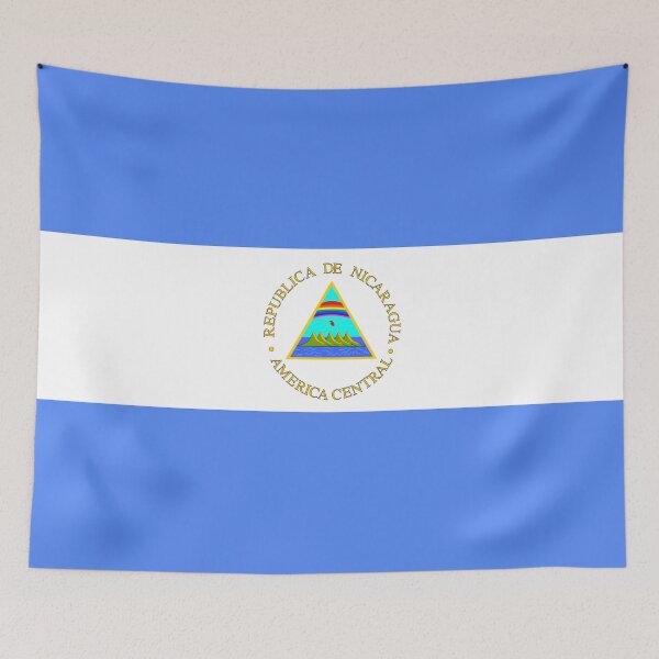 Item preview, Nicaragua flag  designed and sold by flagshop.