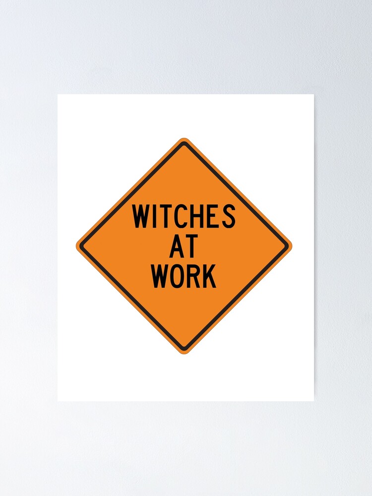 Alternate view of Witches at Work Poster