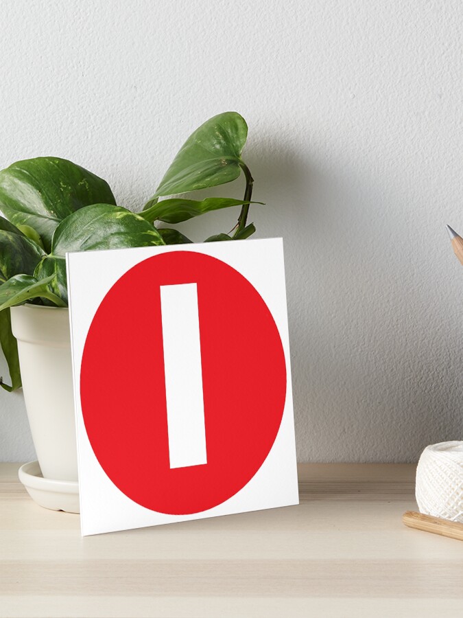 the letter i big red dot t shirts and hoodies art board print by big red dot redbubble