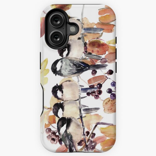 Item preview, Chickadee Birds in the Fall designed and sold by surenart.