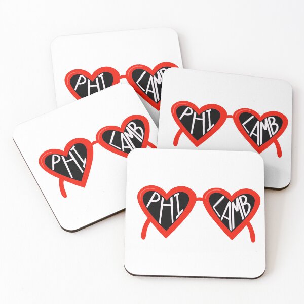 Item preview, Heart Glasses - Phi Lamb (Red) designed and sold by Reagan Sparks.
