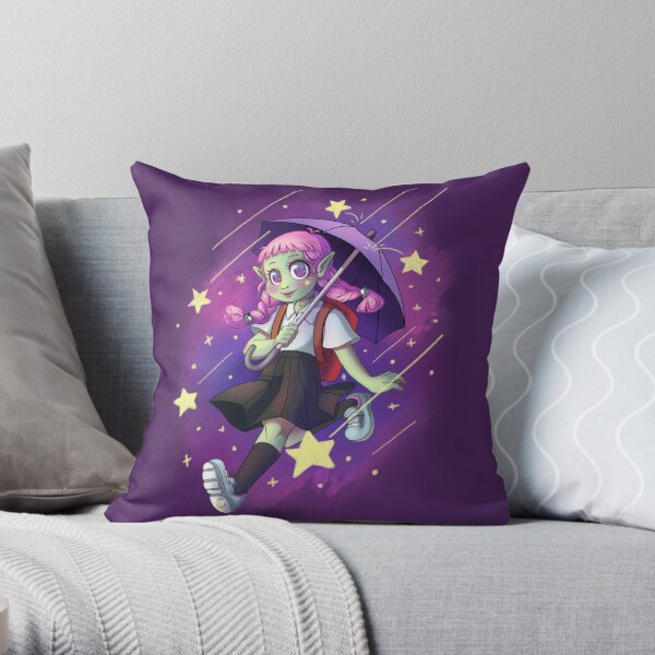 Cosmic Cutie Throw Pillow