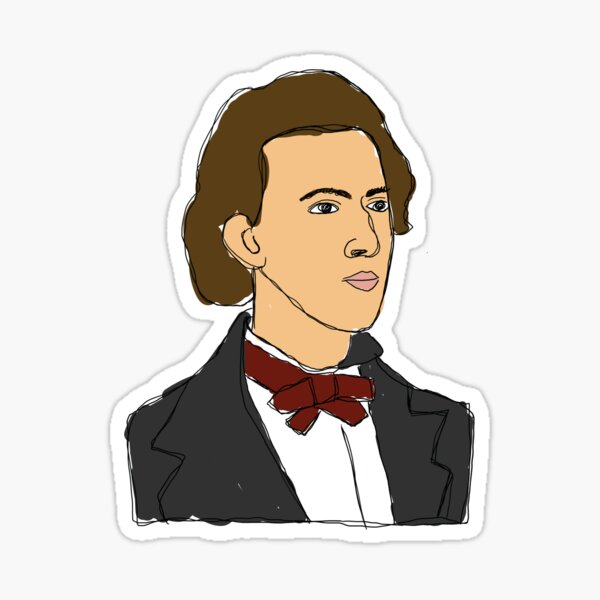 Chopin for some good music Sticker