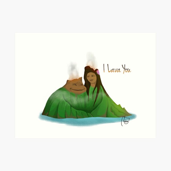 I Lava You Art Print