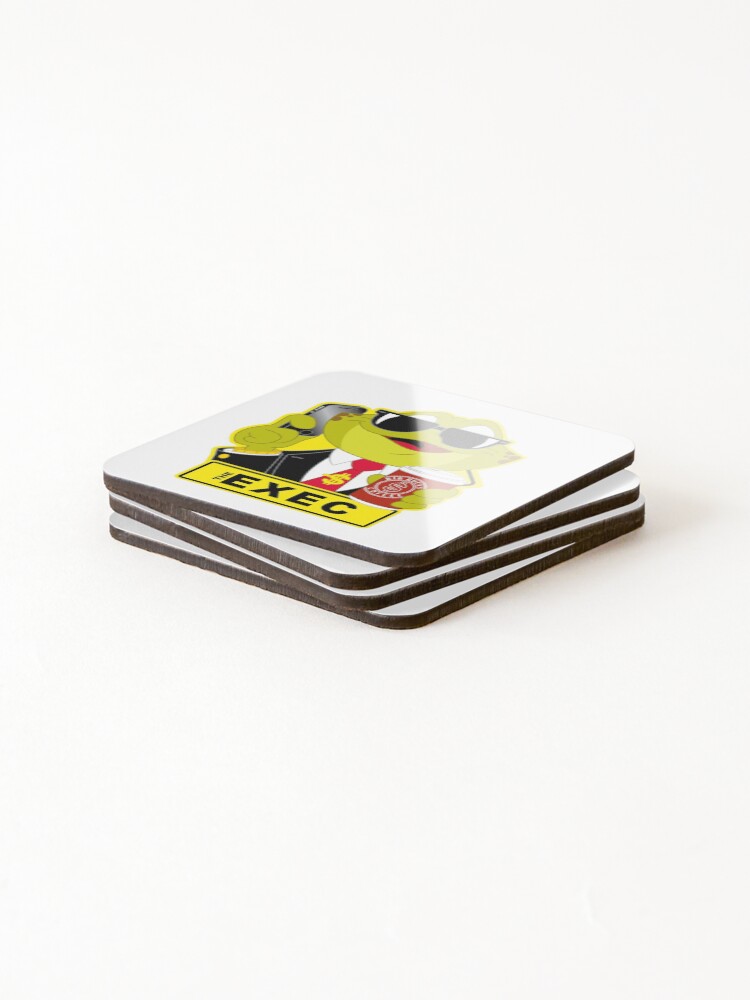 Thumbnail 4 of 5, Coasters (Set of 4), Toad Rage! THE EXEC designed and sold by Rookie.