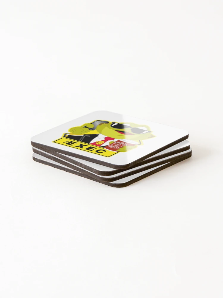 Thumbnail 4 of 5, Coasters (Set of 4), Toad Rage! THE EXEC designed and sold by Dion Summergreene.