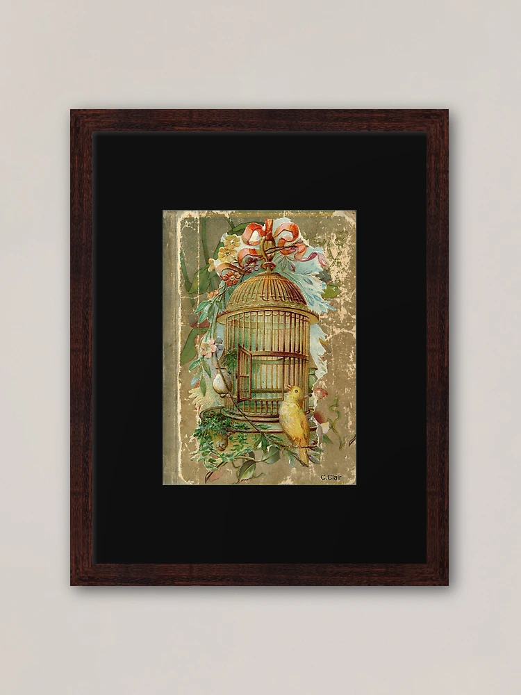 Large Gilded Gold Victorian Bird Cage | Art Board Print