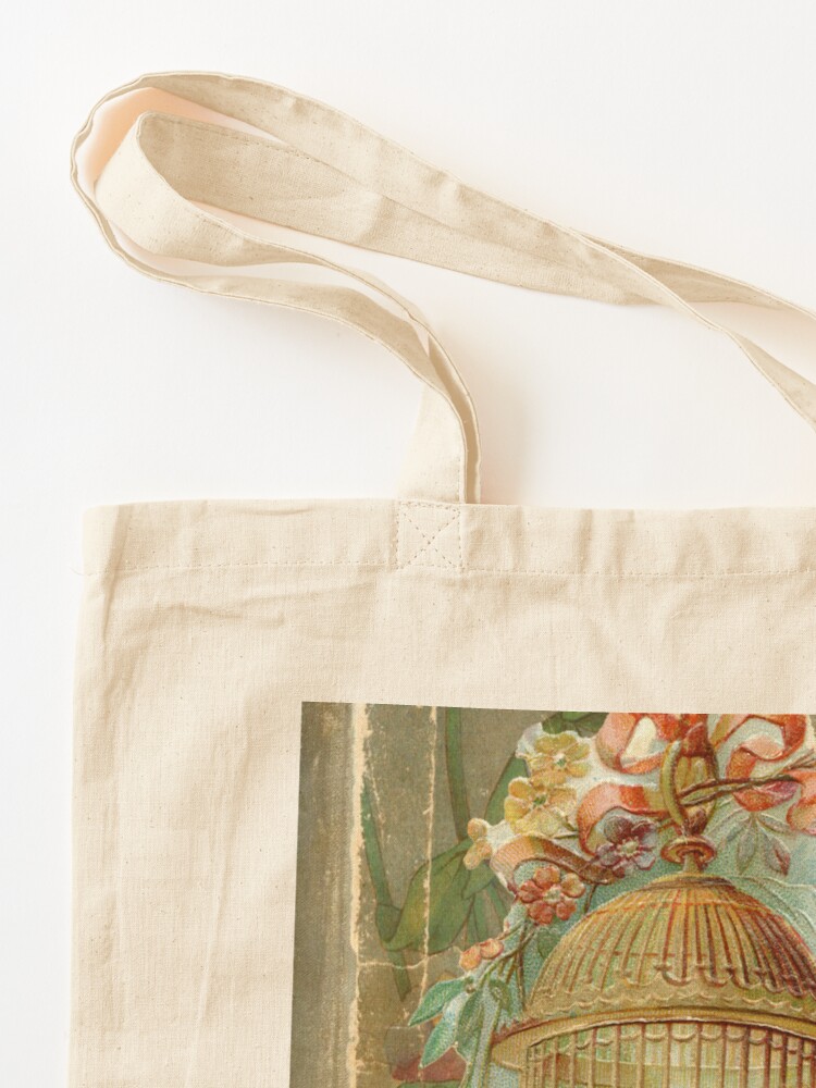 Large Gilded Gold Victorian Bird Cage | Tote Bag