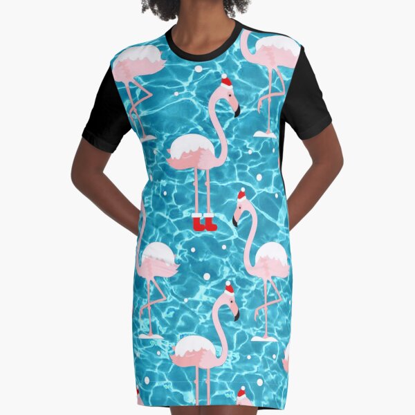 Artikel-Vorschau von hässliche weihnachten santa flamingo xmas, designt und verkauft von Gossip Rag.