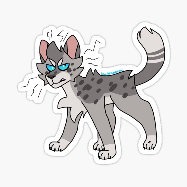 warriors inspired ashfur Sticker for Sale by MagicPistachio