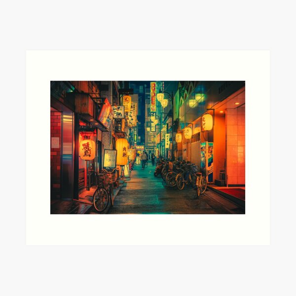 Road of Gold IV- Japan Photo Print Art Print