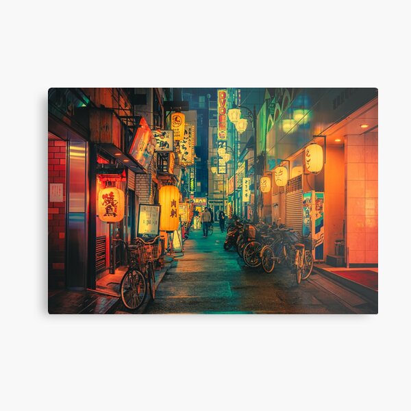 Road of Gold IV- Japan Photo Print Metal Print