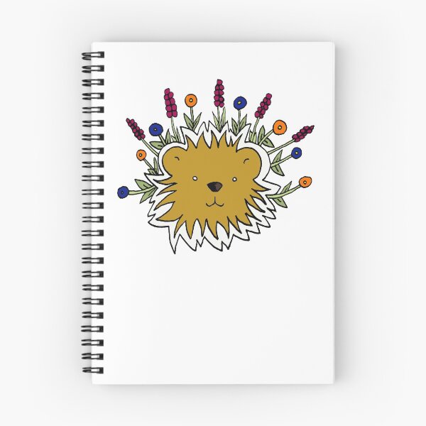 Item preview, Fuzzy Bear in Flowers designed and sold by draweric.