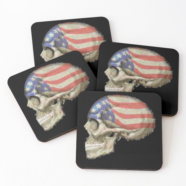 Item preview, Skull/Flag Print designed and sold by JEProjectMedia.