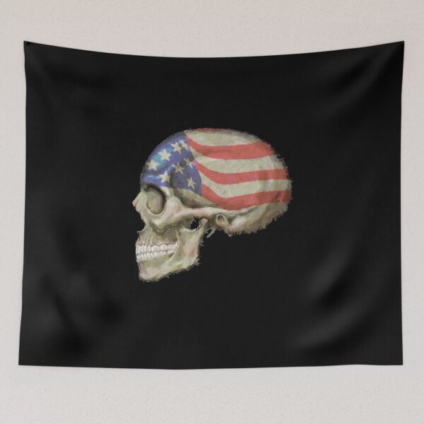 Item preview, Skull/Flag Print designed and sold by JEProjectMedia.