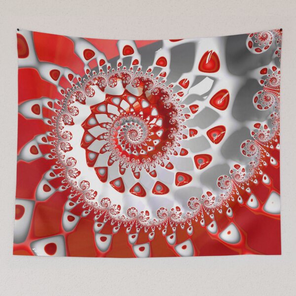 Item preview, Red Spiral Stunner designed and sold by Elisabeth Lucas.