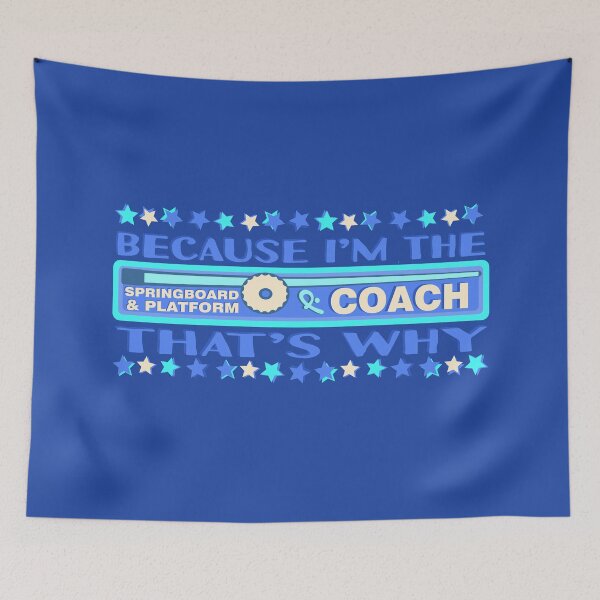 Item preview, Springboard & Platform Diving Coach designed and sold by GR8DZINE.