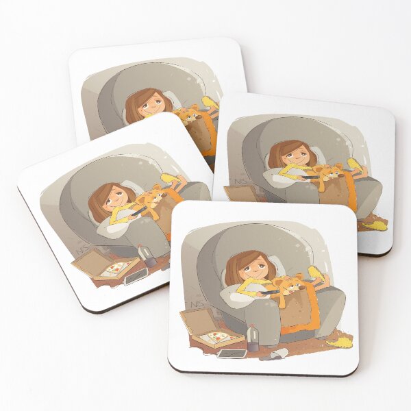 Item preview, Lazy Weekend Plan (Couch potato) designed and sold by Neda Sadreddin.