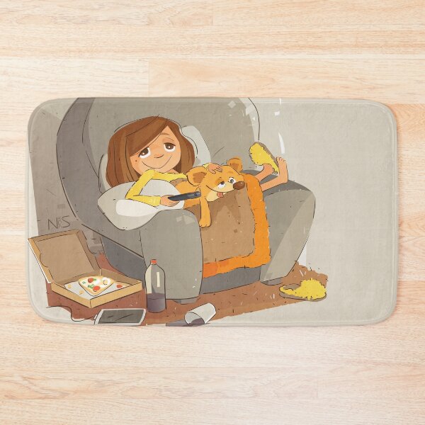Item preview, Lazy Weekend Plan (Couch potato) designed and sold by Neda Sadreddin.