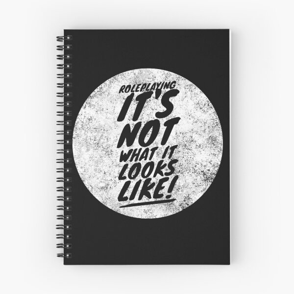 Item preview, Roleplaying: It is not what it looks like! t-shirt and logo design B/W designed and sold by CloudDance.