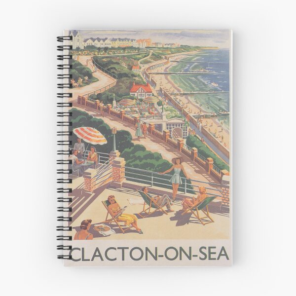 Item preview, Clacton-on-Sea, England, Vintage Travel Poster designed and sold by vintagevivian.