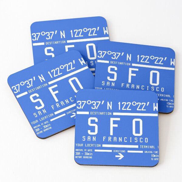 Item preview, San Francisco International Airport SFO designed and sold by WheresMyMojo.