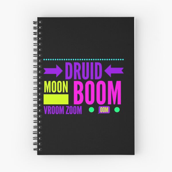 Item preview, Druid Gaming Logo for T-Shirts -BOOM - MOON - ZOOM - OOM - healer shirt 80s designed and sold by CloudDance.