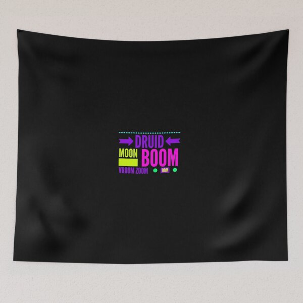 Item preview, Druid Gaming Logo for T-Shirts -BOOM - MOON - ZOOM - OOM - healer shirt 80s designed and sold by CloudDance.