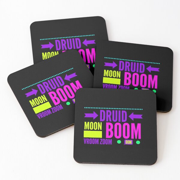 Item preview, Druid Gaming Logo for T-Shirts -BOOM - MOON - ZOOM - OOM - healer shirt 80s designed and sold by CloudDance.