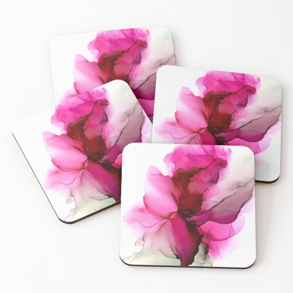 Item preview, Pink Gray Floral Design designed and sold by Sindy Fischer.