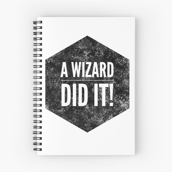 Item preview, A WIZARD DID IT! - fun DnD themed Shirt with a D20 for Gamer Gifts W/B designed and sold by CloudDance.