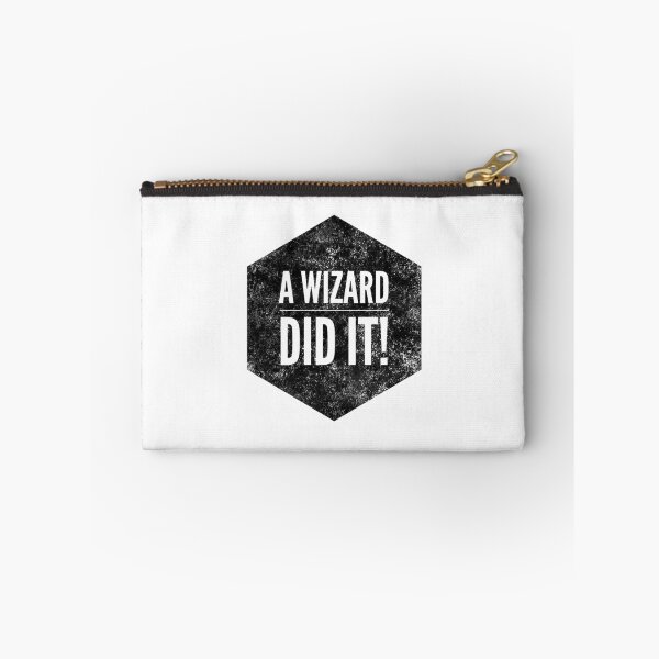 Item preview, A WIZARD DID IT! - fun DnD themed Shirt with a D20 for Gamer Gifts W/B designed and sold by CloudDance.