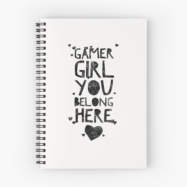 Item preview, Gamer Girl you BELONG HERE! - Fun Con Shirt Logo for Making New Friends Black Logo designed and sold by CloudDance.