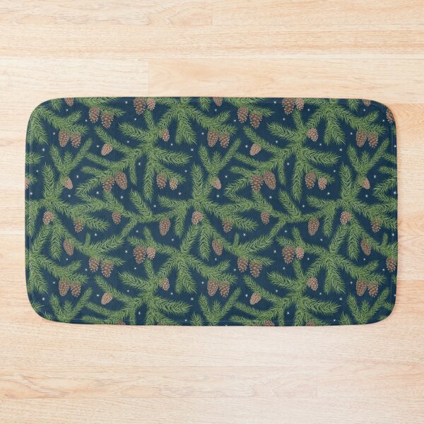Item preview, Pine cone branches pattern designed and sold by HannaPaulina.